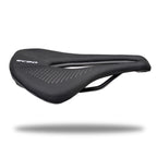Road Bike Saddles PU Ultralight Breathable Comfortable Seat Cushion Bike Racing Saddle Superflow Road Bike Saddle High Performance And Comfortable Lightweight Sport Road Bike Seat Stevvex