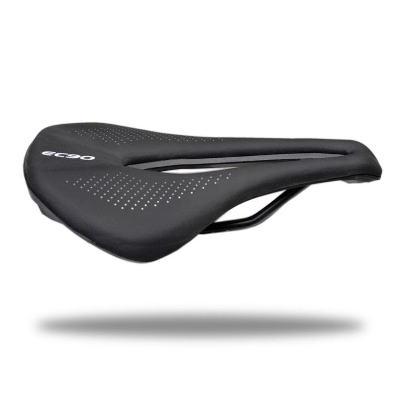 Road Bike Saddles PU Ultralight Breathable Comfortable Seat Cushion Bike Racing Saddle Superflow Road Bike Saddle High Performance And Comfortable Lightweight Sport Road Bike Seat Stevvex