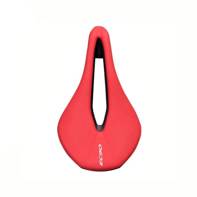 Road Bike Saddles PU Ultralight Breathable Comfortable Seat Cushion Bike Racing Saddle Superflow Road Bike Saddle High Performance And Comfortable Lightweight Sport Road Bike Seat Stevvex