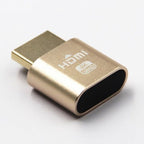 HDMI Virtual Display 4K HDMI Plug Display Cheat Virtual Plug HDMI High Resolution Virtual Monitor Display Emulator New Generation Headless Display Adapter Supports Up To 4K Stevvex