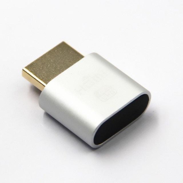 HDMI Virtual Display 4K HDMI Plug Display Cheat Virtual Plug HDMI High Resolution Virtual Monitor Display Emulator New Generation Headless Display Adapter Supports Up To 4K Stevvex