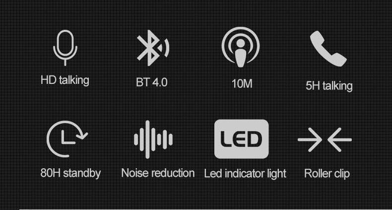 Wireless Earphone Bluetooth Handsfree Earbuds Headset Calls Remind Vibration Wear Clip Driver For Phone With Mic  Wireless Bluetooth Headphones With Microphone Excellent Playtime Neckband Bluetooth Headphones Running Wireless Unique Earbuds For Business Stevvex