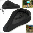 3D Soft Thickened Bicycle Seat Breathable Bicycle Saddle Seat Cover Comfortable Foam Seat Extra Soft Gel Bicycle Seat Cover Soft Silicone Padded Bike Saddle Cover Upgraded Bicycle Seat Stevvex