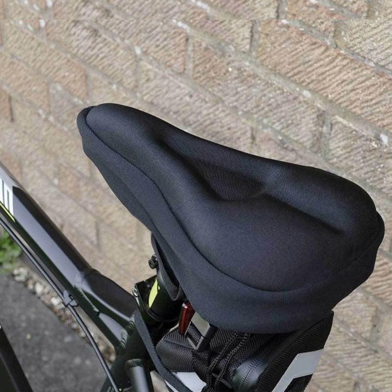 3D Soft Thickened Bicycle Seat Breathable Bicycle Saddle Seat Cover Comfortable Foam Seat Extra Soft Gel Bicycle Seat Cover Soft Silicone Padded Bike Saddle Cover Upgraded Bicycle Seat Stevvex