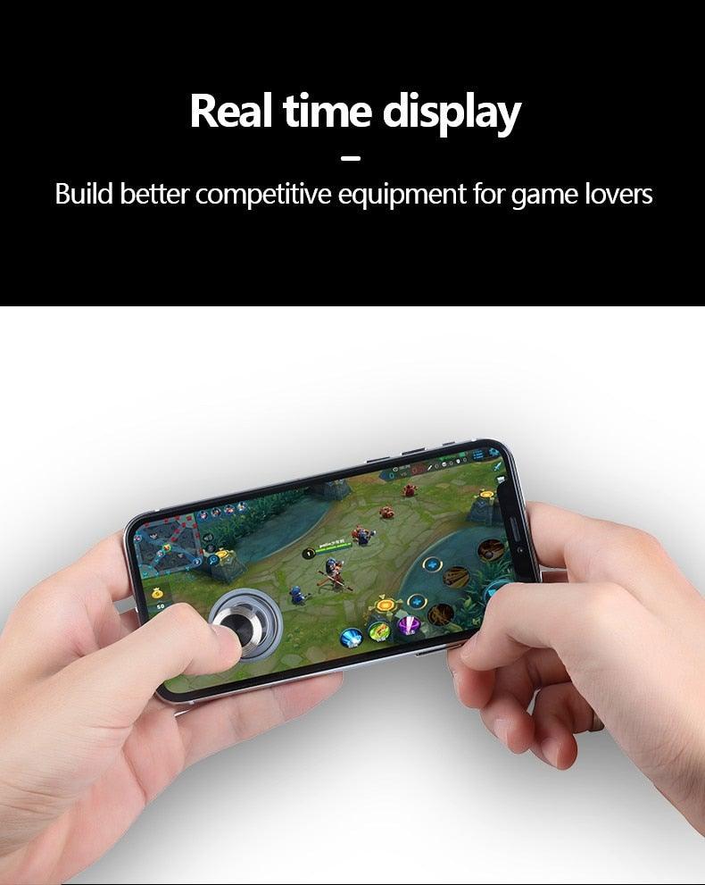 Round Game Joystick For Mobile Phone Rocker Tablet Android, Metal Button Controller With Suction Cup Mobile Phone Game Joystick Game Control Touch Screen Joypad Game Controller Stevvex