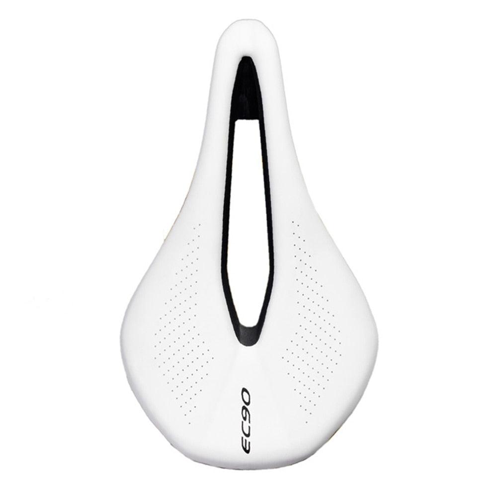Sport Bicycle Seat Saddle  Road Bike Saddles Mountain Bike Racing Saddle PU Breathable Soft Seat Cushion Suspension Gel Bike Saddle Breathable Comfortable Bicycle Seat Ergonomics Design Fit Mountain Bike Road Bike Stevvex