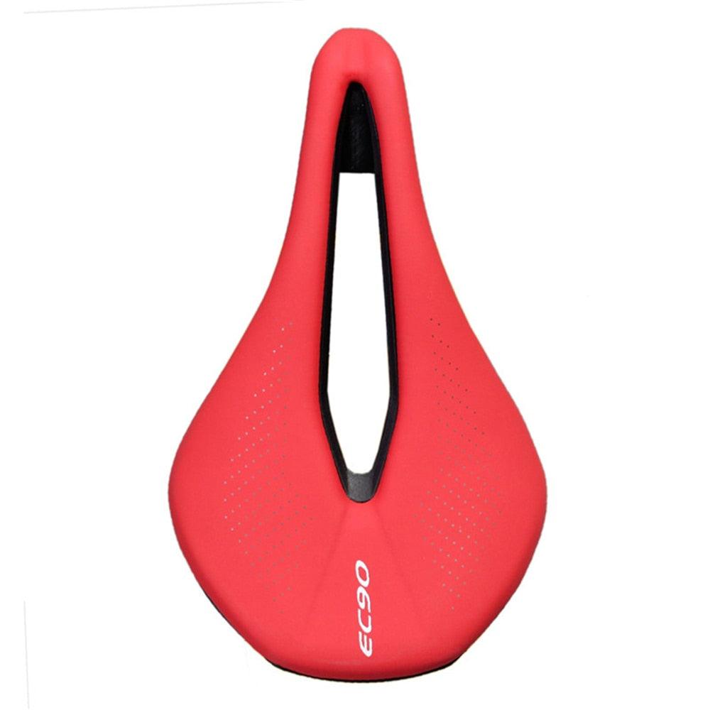 Sport Bicycle Seat Saddle  Road Bike Saddles Mountain Bike Racing Saddle PU Breathable Soft Seat Cushion Suspension Gel Bike Saddle Breathable Comfortable Bicycle Seat Ergonomics Design Fit Mountain Bike Road Bike Stevvex