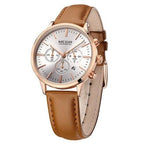 Multifunctional Black Luxury Women Watch Fashion Quartz Business Style Stainless Steel Strap Wrist Watch Stevvex