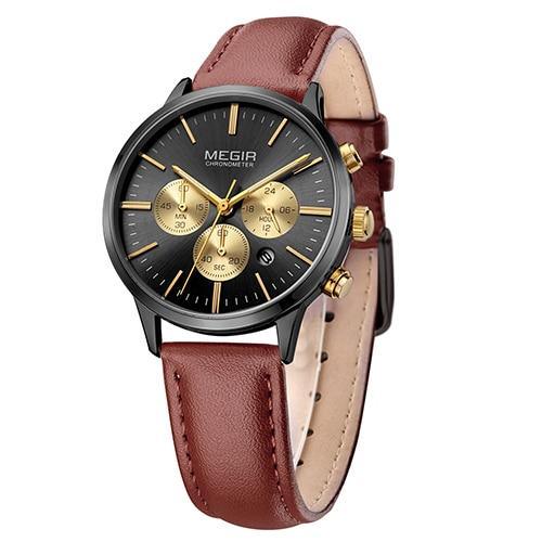 Multifunctional Black Luxury Women Watch Fashion Quartz Business Style Stainless Steel Strap Wrist Watch Stevvex