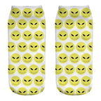 New Cartoon Cat Socks 3D Print Art Funny Socks Women Cute Low Cut Ankle Socks Made o Pure Cotton Short Socks Trending Fashion Short Ankle Socks For Men And Women Stevvex