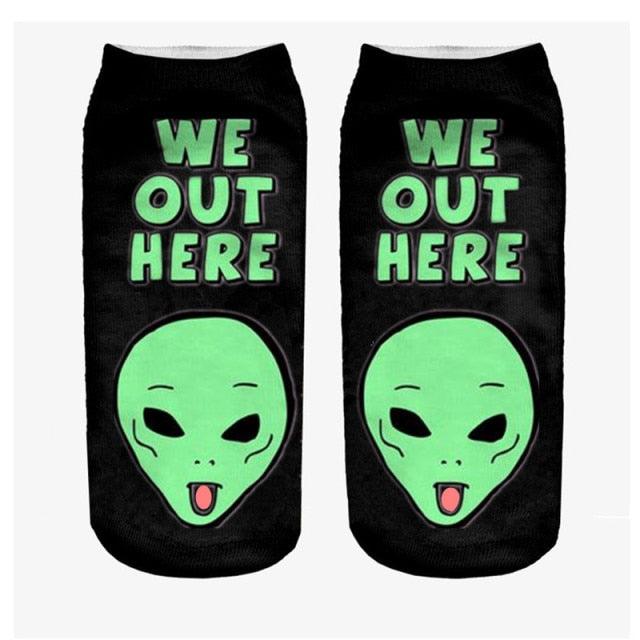 New Cartoon Cat Socks 3D Print Art Funny Socks Women Cute Low Cut Ankle Socks Made o Pure Cotton Short Socks Trending Fashion Short Ankle Socks For Men And Women Stevvex