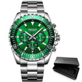 Multifunctional Men's Quartz Watches Modern Stainless Steel Design Waterproof And Scratch Resistant Wrist Watches Stevvex