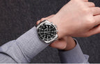 Multifunctional Men's Quartz Watches Modern Stainless Steel Design Waterproof And Scratch Resistant Wrist Watches Stevvex