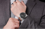 Multifunctional Men's Quartz Watches Modern Stainless Steel Design Waterproof And Scratch Resistant Wrist Watches Stevvex