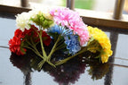 6pcs Silk Stamen Artificial Flower Bouquet Wedding Party Decoration Handmade Wreath Gift Scrapbooking Craft Fake Flowers Stevvex