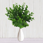 New Artificial Shrubs Boston Fern Grass Fake Green Bushes Indoor Outdoor UV Resistant Indoor Outside For Home Garden Porch Window Décor Stevvex