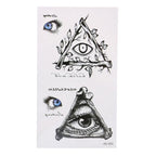 New Waterproof Temporary Wolf Sticker Tattoo Mens Modern Tattoo Realistic Design