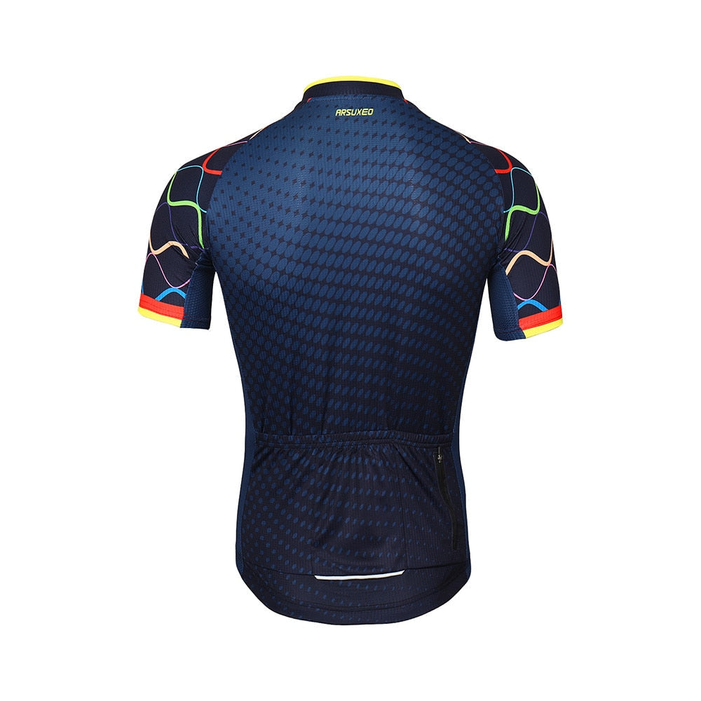 Men Short Sleeves Cycling Jersey Quick Dry MTB Jersey Mountain Bicycle - SJB-DIAMOND ELITES