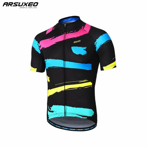 Men Short Sleeves Cycling Jersey Quick Dry MTB Jersey Mountain Bicycle - SJB-DIAMOND ELITES