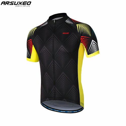 Men Short Sleeves Cycling Jersey Quick Dry MTB Jersey Mountain Bicycle - SJB-DIAMOND ELITES