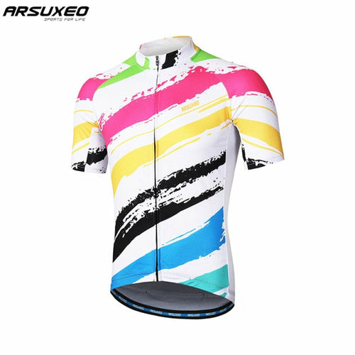 Men Short Sleeves Cycling Jersey Quick Dry MTB Jersey Mountain Bicycle - SJB-DIAMOND ELITES