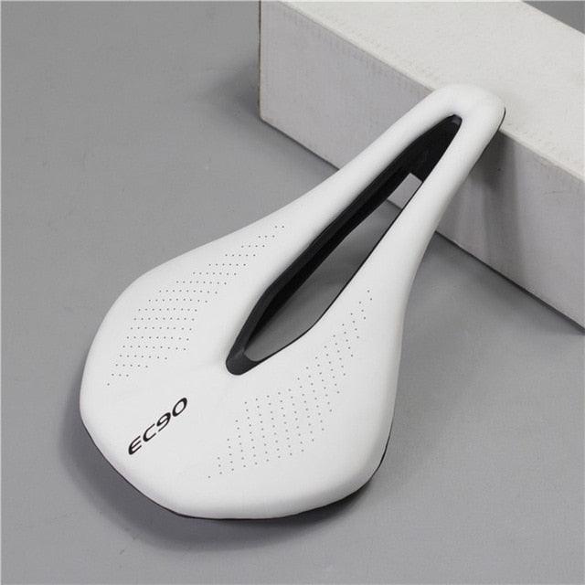 Sport Bicycle Seat Saddle  Road Bike Saddles Mountain Bike Racing Saddle PU Breathable Soft Seat Cushion Suspension Gel Bike Saddle Breathable Comfortable Bicycle Seat Ergonomics Design Fit Mountain Bike Road Bike Stevvex