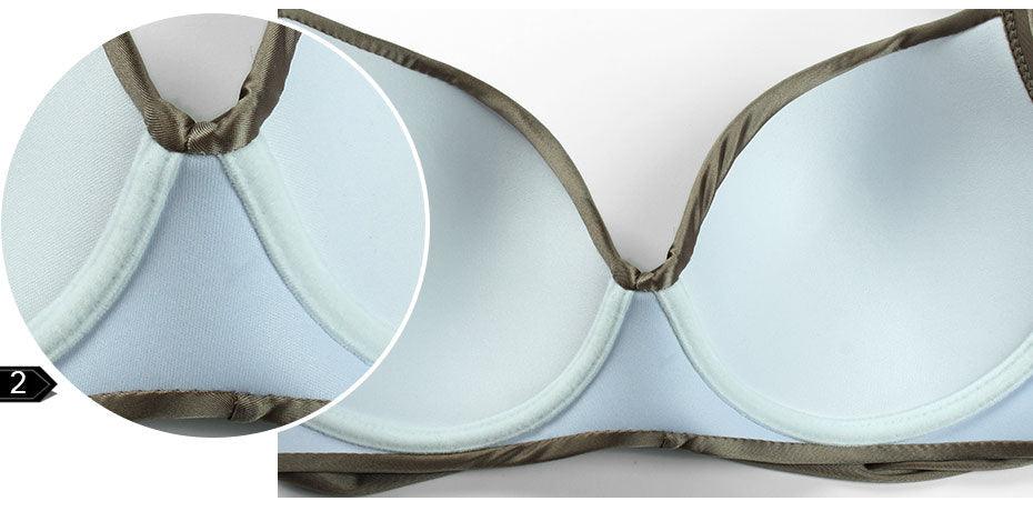High Waist Bikinis Women Swimwear Summer Solid Color High-Grade Fabric Bikini Set Women's High Waist Swimsuit 2 Piece Bathing Suits Bikini Plus Size Swimwear Bathing Suit Stevvex