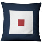 Navigation Navy Blue Nautical Shell Starfish Linen Pillow Cover Blue Anchor Navigation Anchor Sailboat Pillowcase Marine Cushion Cover Sofa Home Decorative Cushion Cover For Home