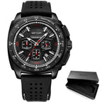 Elegant Sport Mens Watches Modern Luxury Silicone Band Waterproof Fashion Quartz Luminous Unique Design Wristwatch For Man Stevvex