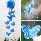 Lucky Butterfly Hanging Wind Chime Bell Garden Decoration Ornament Gift Home Decoration Fashion  High-end Gift Butterfly Gift Grandmother Gift Mother Gift Birthday Gift Festival Gift Witness Friendship Outdoor Wind Chime Garden Decor Stevvex