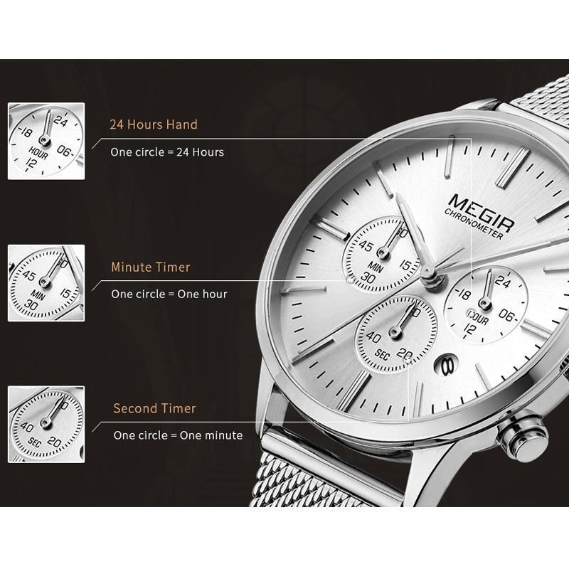 New Fashion Gold Women Watches Luxury Quartz Sport Waterproof Wrist Watch Round Style Stevvex
