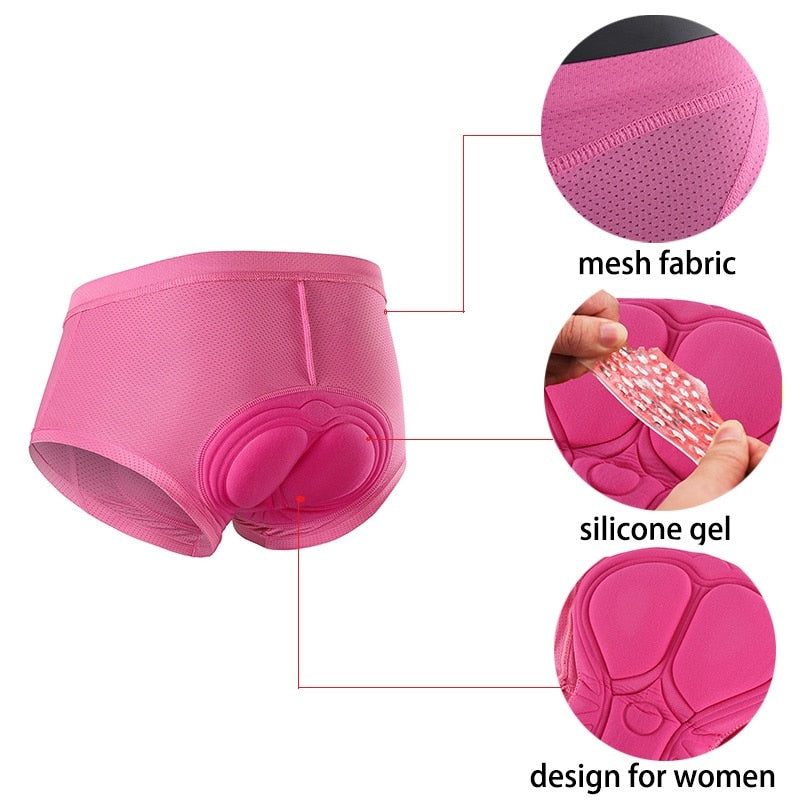 Women Cycling Shorts Gel 3D Padded MTB Mountain Bike Bicycle Cycling - SJB-DIAMOND ELITES