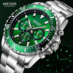Multifunctional Men's Quartz Watches Modern Stainless Steel Design Waterproof And Scratch Resistant Wrist Watches Stevvex