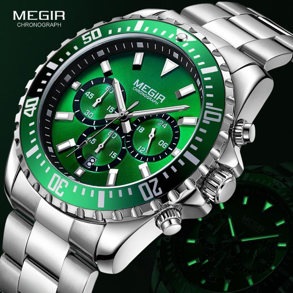 Multifunctional Men's Quartz Watches Modern Stainless Steel Design Waterproof And Scratch Resistant Wrist Watches Stevvex