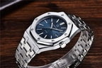 Men's Fashion Watch Luxury Men Stainless Steel Band Quartz Watch Analog Waterproof Sports Military Watches Stevvex
