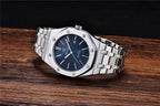 Men's Fashion Watch Luxury Men Stainless Steel Band Quartz Watch Analog Waterproof Sports Military Watches Stevvex