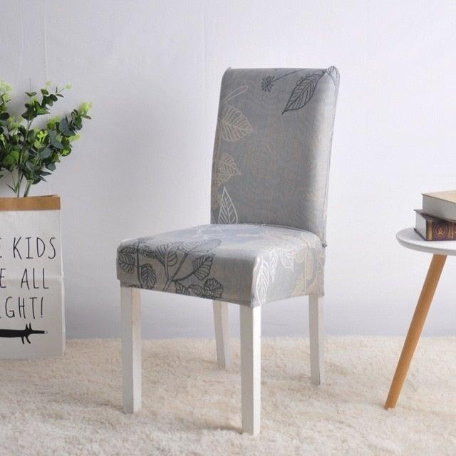 Covers for Dining Room Seat Protector Stretch Removable Printed Chair Cover Elastic Seat Chair Covers Removable And Washable Stretch Banquet Hotel Dining Room Washable Furniture Chair for Kids Pets Home Ceremony Banquet Wedding Party Stevvex