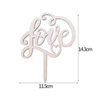 1Pcs Hollow Letter Love Just Married Mr & Mrs Cake Topper Mr and Mrs Cake Toppers Wooden Wedding Cake Topper Party Cake Decoration Mr And Mrs Cake Topper Bride and Groom Wooden Wedding Cake Topper For Wedding Party Supplies Stevvex