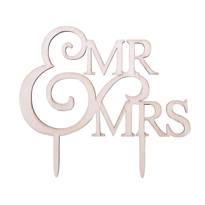 1Pcs Hollow Letter Love Just Married Mr & Mrs Cake Topper Mr and Mrs Cake Toppers Wooden Wedding Cake Topper Party Cake Decoration Mr And Mrs Cake Topper Bride and Groom Wooden Wedding Cake Topper For Wedding Party Supplies Stevvex