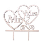 1Pcs Hollow Letter Love Just Married Mr & Mrs Cake Topper Mr and Mrs Cake Toppers Wooden Wedding Cake Topper Party Cake Decoration Mr And Mrs Cake Topper Bride and Groom Wooden Wedding Cake Topper For Wedding Party Supplies Stevvex