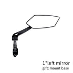 Unique 360 Degree Rotate Bike Rear View Mirror Cycling Accessories Flexible Safety Rear View Mirrors Adjustable Easy Mount Rear View Bike Mirrors Back Right Side Bicycle Mirror For Adult Bikes Stevvex