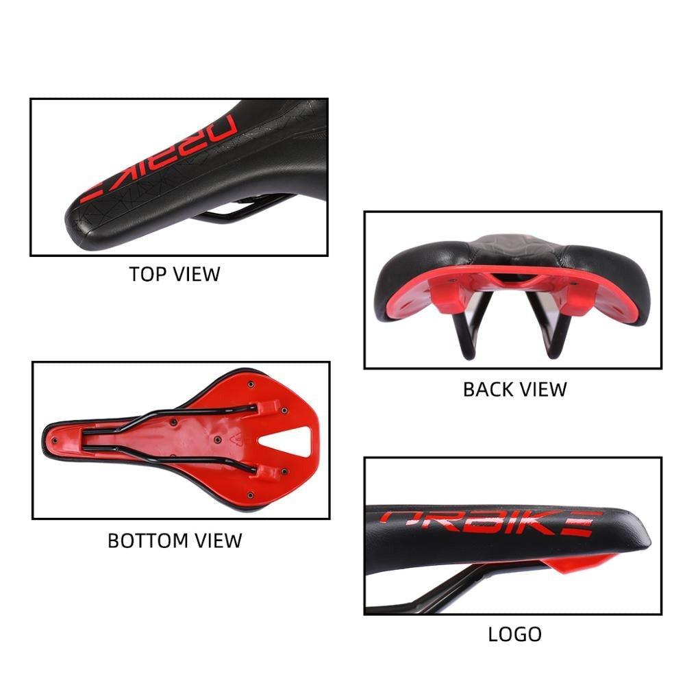 Bike Saddle Road Mountain Bicycle Saddle Front Bike Seat Mountain Cushion Riding Cycling Supplies Comfortable Bike Saddle Mountain Bicycle Seat Profession Road Bike Seat Outdoor Or Indoor Cycling Stevvex