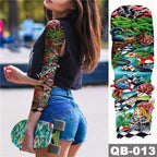 Large Tattoo Sleeve Arm Waterproof Temporary Sticker Tiger Fox For Arm Luxury Colorful Design Stevvex