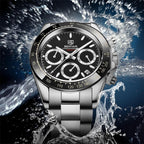 Luxury Men Watches Scratch Resistant Full Stainless Steel Strap Waterproof Sport Quartz Watch Men Fashion Date Clock Chronograph Stevvex