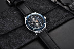 Multifunction Luxury 2021 Men's Watch Quartz Genuine Leather Strap Sport Chronograph Waterproof Men Wrist Watch Stevvex
