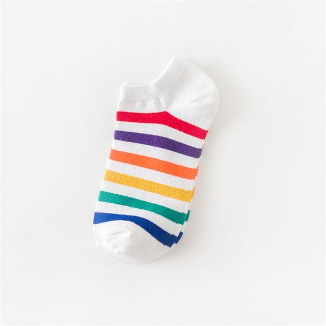 New Fashion Funny Cartoon Egg Socks Cute Girls' Happy Animal Fruit Foods Short Socks Penguin Fried Omelette Strawberry Pineapple Printed Unisex Socks For Men And Women Stevvex