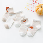 5Pairs 0-2Y Infant Baby Socks Baby Socks for Girls Cotton Mesh Cute Newborn Boy Toddler Socks Baby Clothes Accessories Stevvex