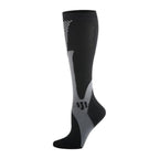 Compression Socks Nylon Medical Nursing Stockings Specializes Outdoor Cycling Sport Socks Men,20-30mmhg Run Nurse Socks for Edema Diabetic Varicose Veins Fast-drying Breathable Adult Sports Socks Stevvex