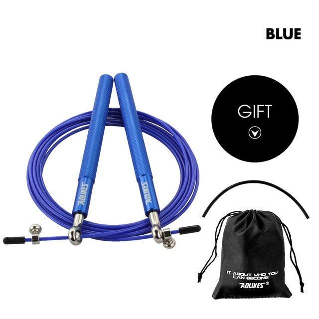Sport Speed Jump Rope Professional Skipping Rope Adjustable Length Ergonomic Design Jumping Ropes For Speed Workout Ideal For Boxing Fitness Skip Workout Training Stevvex