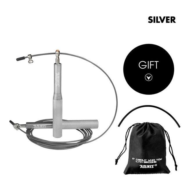 Sport Speed Jump Rope Professional Skipping Rope Adjustable Length Ergonomic Design Jumping Ropes For Speed Workout Ideal For Boxing Fitness Skip Workout Training Stevvex